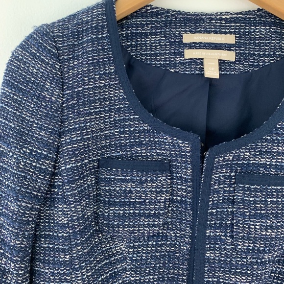 Banana Republic 4 Pckt Tweed Jacket - Picture 2 of 7